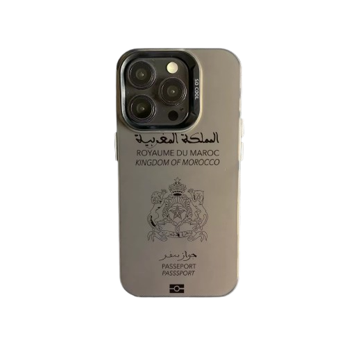 Coque Maroc Passeport – Taupe