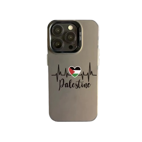 Coque Palestine Heartbeat – Taupe