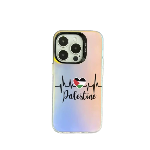 Coque Palestine Heartbeat – Holographique