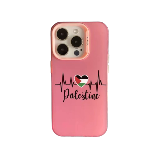 Coque Palestine Heartbeat – Rose
