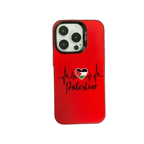 Coque Palestine Heartbeat – Rouge