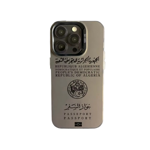 Coque Algérie Passeport – Taupe