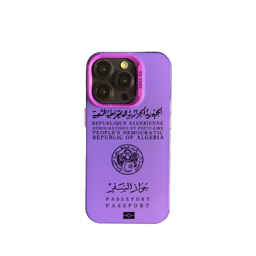 Coque Algérie Passeport – Violet