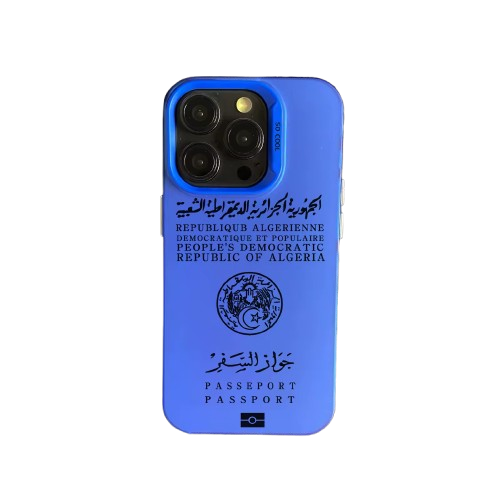 Coque Algérie Passeport – Bleu