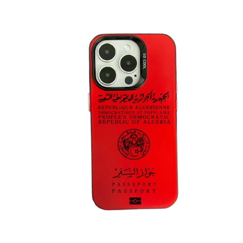 Coque Algérie Passeport – Rouge